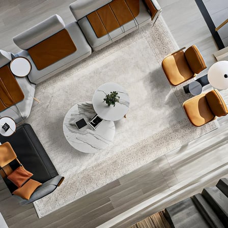 Krem Bordürlü Kabartmalı Klasik Desenli Salon Halısı Koridor Yatak Odası