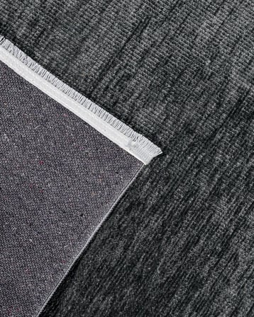 Antrasit Gri Soyut Desenli Modern Salon Halısı Koridor Makine Dokuma
