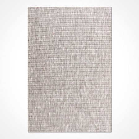 Bej Modern Geometrik Desenli Salon Halısı Toz Vermez Yapılı Koridor Modeli