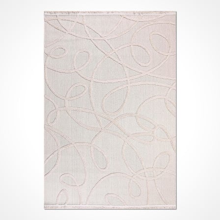 Krem Modern Soyut Desenli Kabartmalı Salon Halısı Koridor Yatak Odası Seçimi