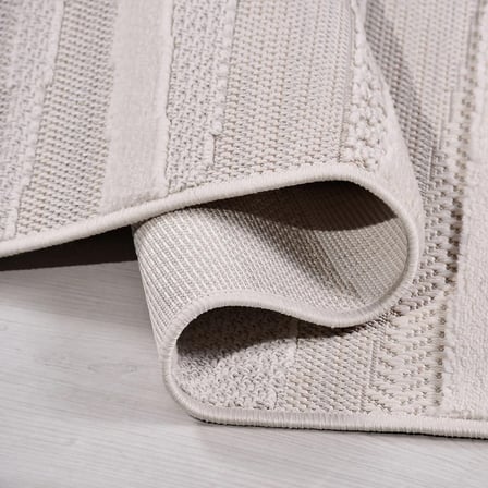 Gri Modern Soyut Desenli Salon Halısı Kabartmalı Koridor Yatak Odası Polyester