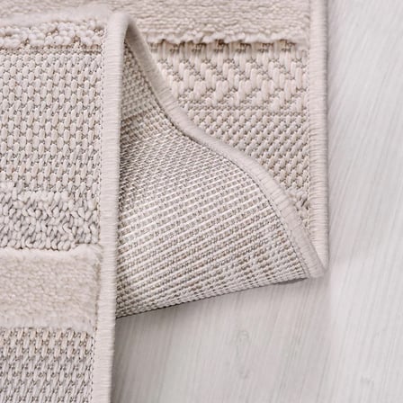 Gri Modern Soyut Desenli Salon Halısı Kabartmalı Koridor Yatak Odası Polyester
