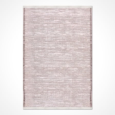 Pembe Modern Soyut Desenli Salon Halısı Toz Vermez Yapılı Koridor