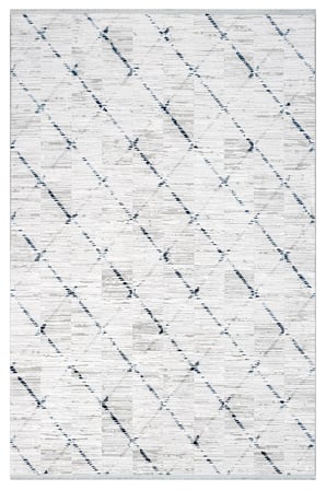 Gri Modern Geometrik Salon Halısı Akrilik Dokuma Koridor İskandinav