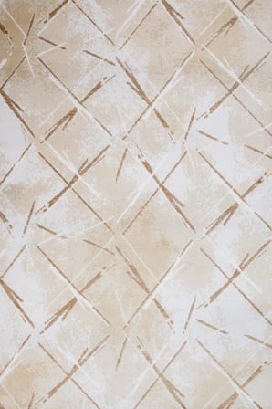 Ekru Krem Geometrik Desenli Modern Salon Halısı Dijital Baskı Kaymaz Tabanlı