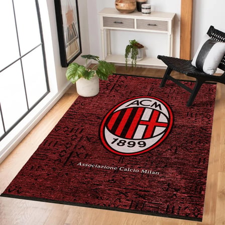 Kırmızı Modern Düz Desensiz Salon Halısı Kaymaz Tabanlı Dijital Baskı Polyester