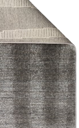 Antrasit Gri Soyut Desenli Modern Halı, Degrade Geçişli Melanj Dokulu
