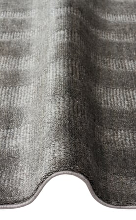 Antrasit Gri Soyut Desenli Modern Halı, Degrade Geçişli Melanj Dokulu