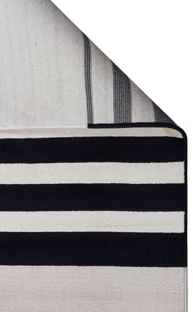 Krem Siyah Altın Geometrik Modern Loravo Salon Oturma Odası Halısı Kilim