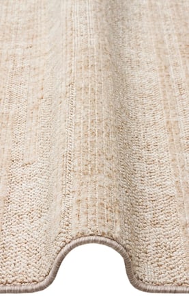 Krem Modern Bukle Dokulu Salon Halısı Polyester Koridor Yatak Odası