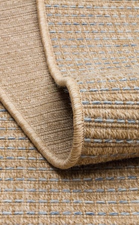 Modern Bej Çizgili Kilim Salon Koridor Mutfak Dış Mekan İçin