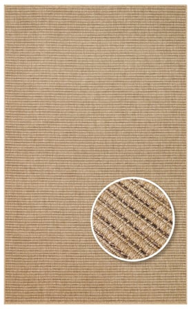 Vizon Kahve Modern Çizgili Kilim Salon Dış Mekan Koridor Mutfak Kilimi