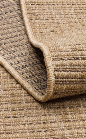 Vizon Kahve Modern Çizgili Kilim Salon Dış Mekan Koridor Mutfak Kilimi