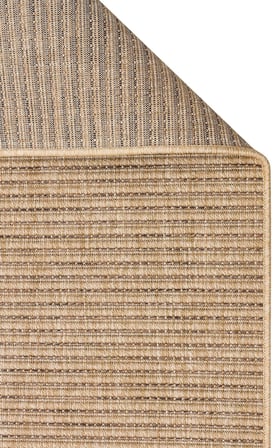 Vizon Kahve Modern Çizgili Kilim Salon Dış Mekan Koridor Mutfak Kilimi