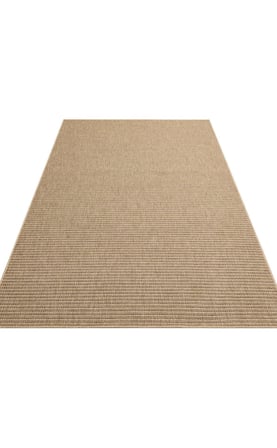 Vizon Kahve Modern Çizgili Kilim Salon Dış Mekan Koridor Mutfak Kilimi