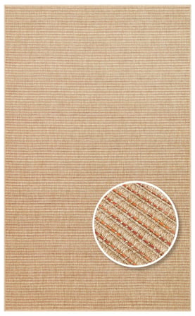 Bej Modern Çizgili Kilim Salon Kilimi Toz Vermez Makine Dokuma