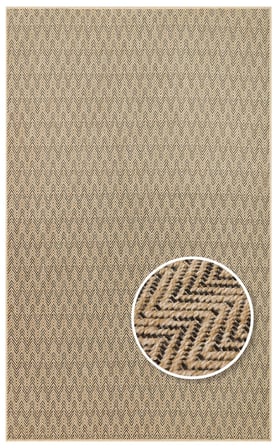 Taba Geometrik Desenli Modern Kilim Salon Koridor Mutfak Uyumlu
