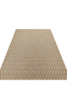 Taba Geometrik Desenli Modern Kilim Salon Koridor Mutfak Uyumlu