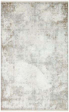 Modern Gri Soyut Desenli Koridor Halısı Polyester Dokuma Salon