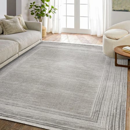 Gri Geometrik Desenli Kaymaz Tabanlı Dijital Baskı Modern Salon Koridor Halısı