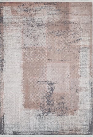 Bordo Modern Soyut Desenli Kaymaz Taban Salon Halısı Koridor Tipi