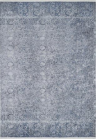 Gri Modern Geometrik Salon Halısı Dijital Baskı Kaymaz Koridor
