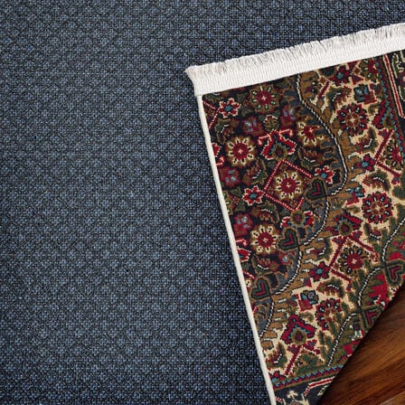 Bordo Klasik Madalyon Desenli Salon Halısı Kaymaz Tabanda Koridor