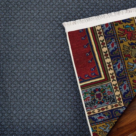 Kiremit Geometrik Salon Halısı Kaymaz Taban Dijital Baskı Koridor
