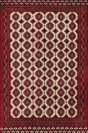 Bordo Geometrik Salon Halısı Kaymaz Taban Dijital Baskı Etnik Stil