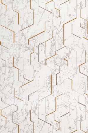 Krem Modern Geometrik Dijital Baskı Kaymaz Taban Halı Salon Koridor