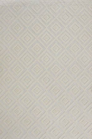 Krem Dijital Baskı Geometrik Desenli Kaymaz Taban Salon Halısı Modern Stil