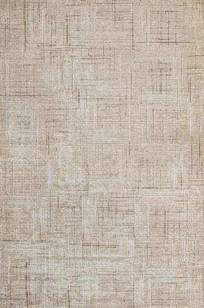 Bej Halı Geometrik Desenli Modern Salon Halısı Kaymaz Tabanlı Dijital Baskı