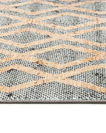 Gri Modern Geometrik Dokulu Salon Halısı Koridor Yatak Odası