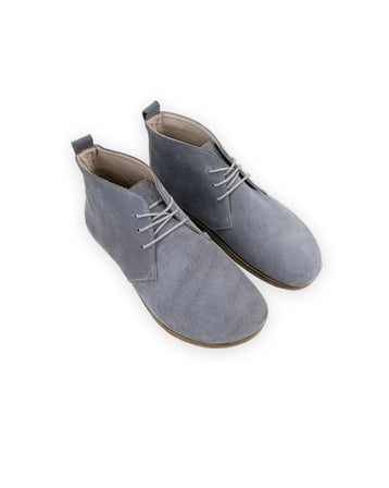 Outlet - Barefoot Erkek Süet Bilek Botları Gri
