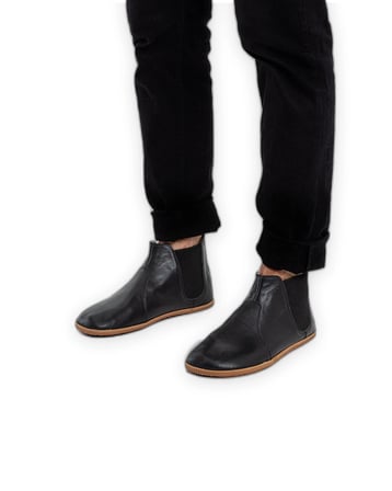 Outlet - Barefoot Chelsea Erkek Botları Siyah