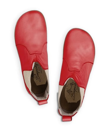 Outlet - Barefoot Chelsea Erkek Botları Kırmızı