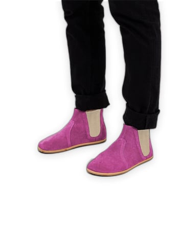 Outlet - Barefoot Chelsea Erkek Nubuk Botlar Pudra