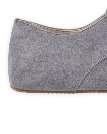 Outlet - Barefoot Oxford Kadın Ayakkabıları Gri