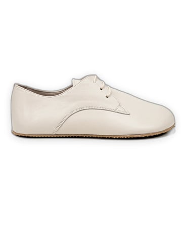 Outlet - Esnek Tabanlı Rengi Oxford Ayakkabılar Krem
