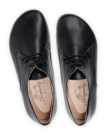 Outlet - Barefoot Oxford Kadın Ayakkabıları Siyah