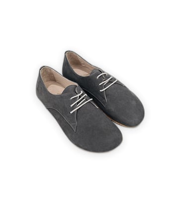 Outlet - Esnek Tabanlı Oxford Erkek Ayakkabıları Gri