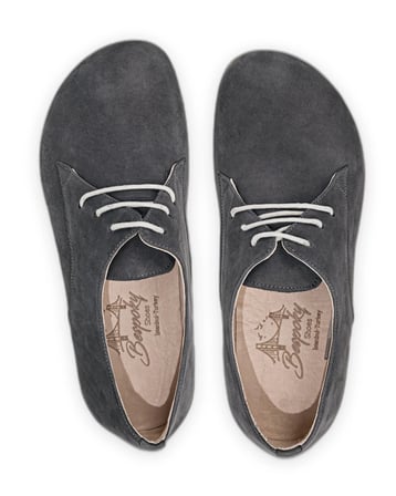 Outlet - Esnek Tabanlı Oxford Erkek Ayakkabıları Gri