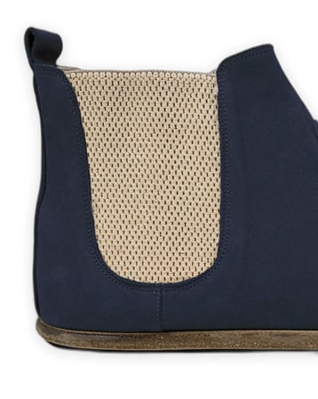Outlet - Barefoot Chelsea Erkek Nubuk Botlar Lacivert