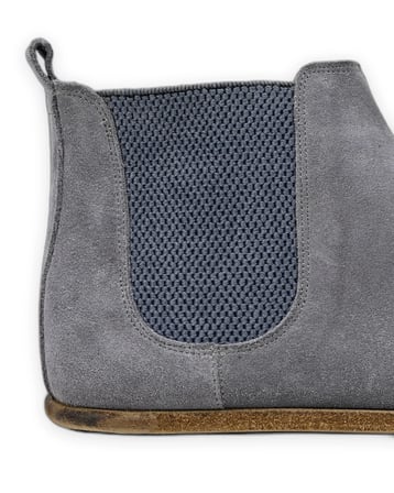 Outlet - Barefoot Chelsea Erkek Süet Botlar Gri