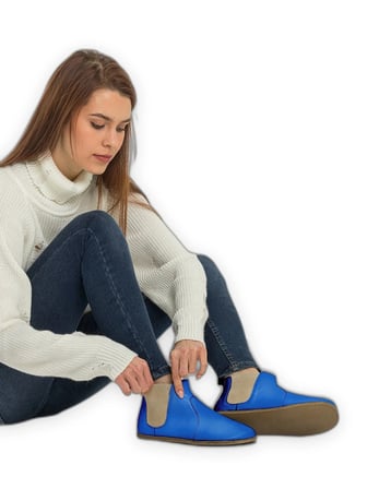 Outlet - Barefoot Chelsea Kadın Botları Mavi