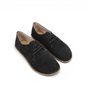 Outlet - Kadın Bağcıklı Oxford Ayakkabı, Esnek Taban, Hakiki Deri Mor