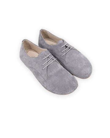 Outlet - Barefoot Oxford Kadın Ayakkabıları Gri