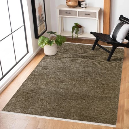 Vizon Modern Düz Desenli Kaymaz Tabanlı Dijital Baskı Halı Koridor