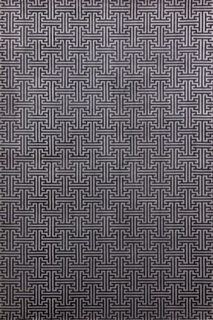 Gri Geometrik Desenli Kaymaz Taban Salon Halısı Koridor Modern Tasarım