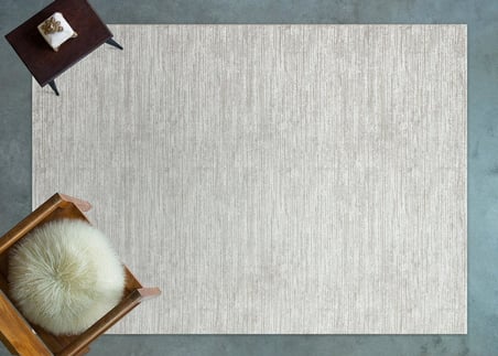 Gri Ekru Çizgili Modern Kaymaz Taban Salon Halısı Koridor İskandinav